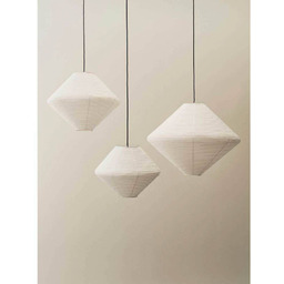 HAY Klosz lampy Diamond, Ø 80 cm, biały,