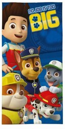 Ręcznik dziecięcy 70x140 Psi Patrol granatowy wielokolorowy bawełniany