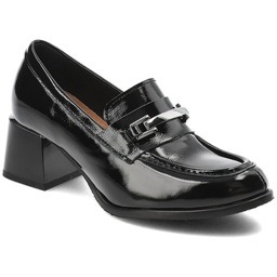 Armodo Czarne Półbuty Eleganckie Obuwie Damskie