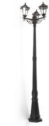Lindby - Nane Zewnętrzna Lampa Ogrodowa Black