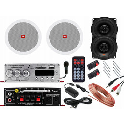 Głośniki Sufitowe Jbl Amplituner Bluetooth Radio