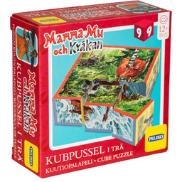 Drewniane klocki obrazkowe Mama Mu 6 różnych scenek