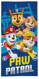 Ręcznik dziecięcy 70x140 Psi Patrol granatowy brązowy wielokolorowy