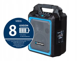 Głośnik Mobilny Power Audio Blaupunkt MB06 500W