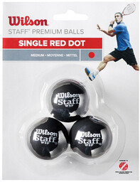 Piłeczki do Squasha Wilson Staff Premium Balls 3szt