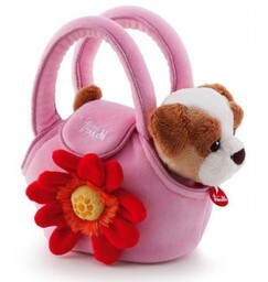 maskotka pluszak Piesek w Torebce Trudi z kwiatkie