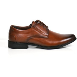 MĘSKIE PÓŁBUTY WIZYTOWE ELEGNACKIE PANTOFLE BADOXX 484 BRĄZOWE