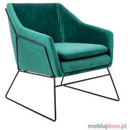 Fotel EMMA VELVET Zielony Ciemny