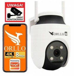Kamera Ip Orllo TZ6 4K Zewnętrzna Obrotowa Wi-Fi