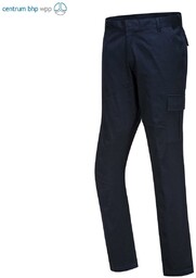 S231 - Bojówki Stretch Slim - ciemny granat