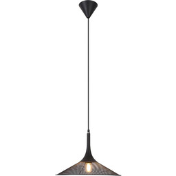 Lumes Industrialna czarna lampa wisząca - H2-L87