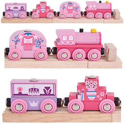 Kolejka drewniana - pociąg dla dziewczynki, BJT451-Bigjigs Rail