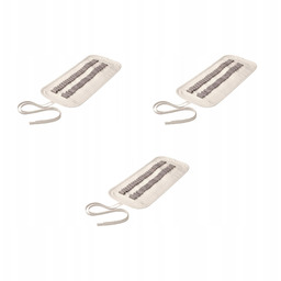 3 szt. Piórnik zwijany beżowy z recyklingu