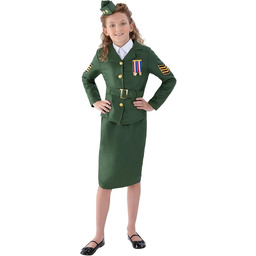 WW2 Army Girl Costume (L)