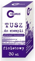 Tusz do stempli (TAURUS) fioletowy 30ml 1szt /32-340002/