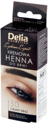 Delia - Kremowa henna do brwii ciemny brąz
