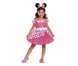 Strój myszka Minnie Mouse opaska Sukienka bal