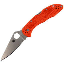 Nóż składany Spyderco Delica 4 FRN Orange Flat