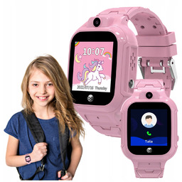 Smartwatch Dla Dzieci Zegarek Dziewczynki na kartę Gps