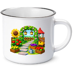 Grow a garden - kubek emaliowany na prezent