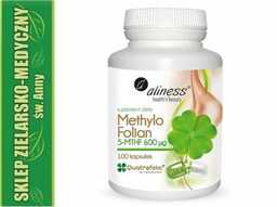 Methylo Folian 5-MTHF 600 g 100 kapsułek VEGE