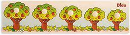 Dida S02 drewniane puzzle, drzewa, Montessori Puzzle Bambini