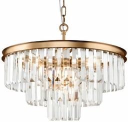 Lampa wisząca glamour Revero MOD085PL-07BS Maytoni kryształowa mosiądz