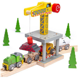Wysoki dźwig z torami, BJT175-Bigjigs Rail