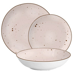 Serwis Obiadowy Komplet Talerzy 18EL. Zestaw Na 6