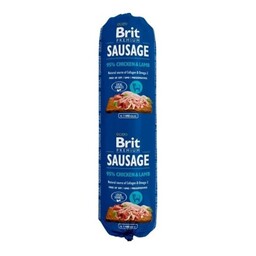 BRIT - Care sausage chicken/lamb - kiełbasa kurczak
