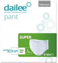DAILEE Pant Premium Super Majtki chłonne L, 15szt.