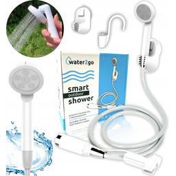 Prysznic Turystyczny Bezprzewodowy Z Akumulatorem Kempingowy Z Pompką