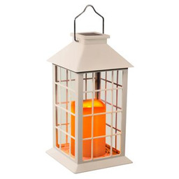 Lampa solarna POLUX latarenka biała