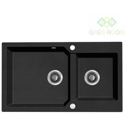 LAVEO SPM 7208 MILOS Zlewozmywak granitowy 2 komory