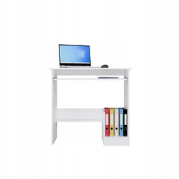 Biurko Komputerowe Na Laptop Z Półką Na Klawiaturę