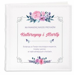 Album na zdjęcia z nadrukiem dla przyjaciółki