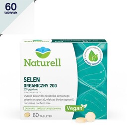 Naturell Selen Organiczny 200, 60 tabletek