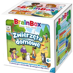 BrainBox - Zwierzaki domowe, gra planszowa, Rebel