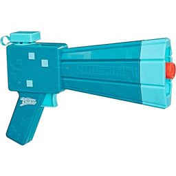 Nerf Super Soaker Minecraft Glow Squid Water Blaster,