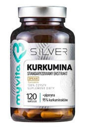 MyVita Silver Kurkumina Standaryzowany ekstrakt, 120 kapsułek