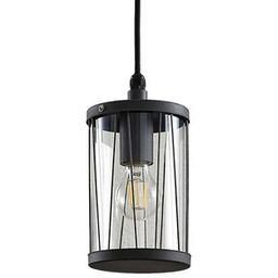 Lindby - Yonan Udendørs Lampa Wisząca Dark Grey/Clear