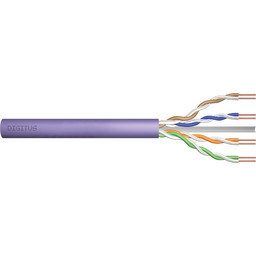 Kabel teleinformatyczny instalacyjny DIGITUS kat.6, U/UTP, Dca, drut,