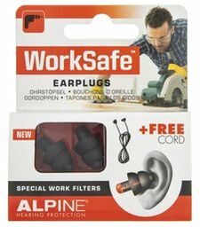 Alpine, WorkSafe, zatyczki do uszu