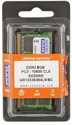 Goodram Pamięć do notebooka DDR3 SODIMM 8GB/1333 (1*8GB)