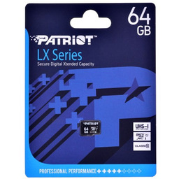 Patriot Memory Patriot LX Series microSDHC 64GB Class