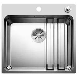 Blanco ETAGON 500-IF/A 521748 Stalowy Srebrny Zlewozmywak prostokątny