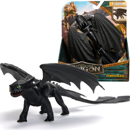 Jak Wytresować Smoka figurka Szczerbatek Toothless 21 cm