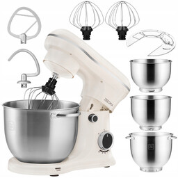 Wielofunkcyjny Robot Planetarny Kuchenny Mikser 3x Miska 5,2L