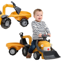 FALK Chodzik Jeździk Koparka Marcel z Przyczepką