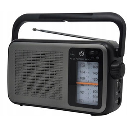 Radio Manta San Remo MARDI919BK Analogowe Przenośne Czarno-szary